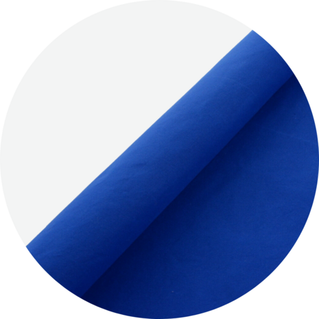 Dry wax canvas royal blue