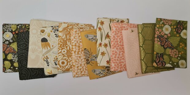 Bee garden fat quarter bundel 