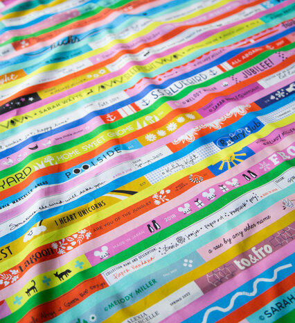 *uitverkocht* Ruby Star Society - selvedge magic panel