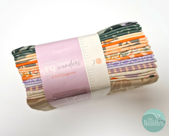 Art Gallery Fabrics - tangerine Fat quarter bundel