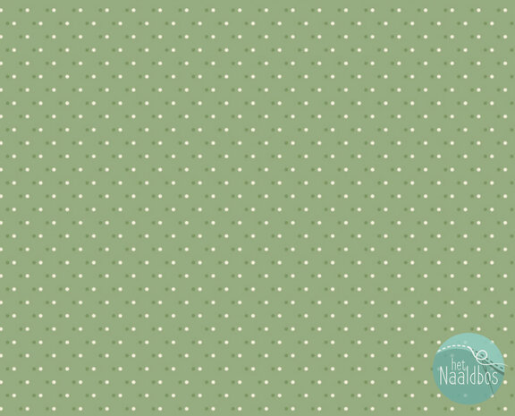 EQP textiles - future heirlooms dotty pistachio