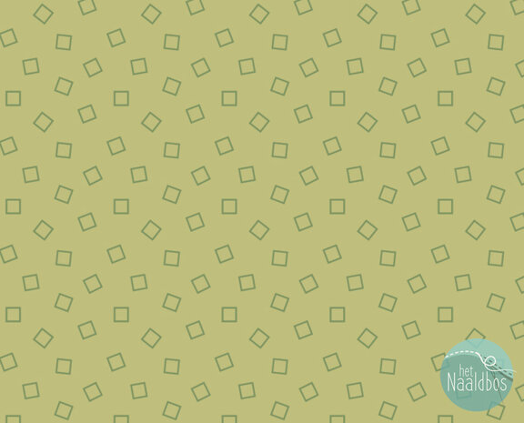 EQP textiles - future heirlooms tumbling blocks light olive