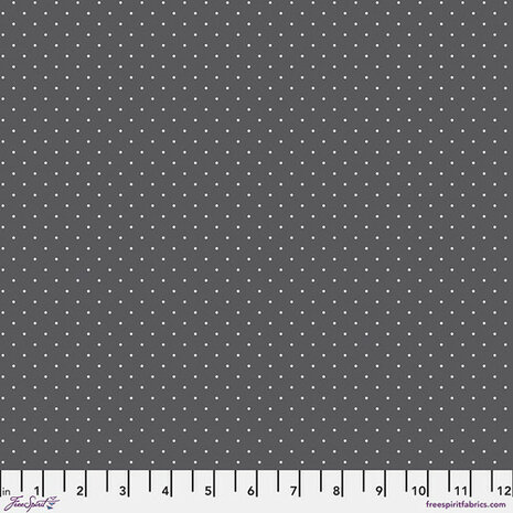 *pre-order* Tula Pink - true colors Graywork - Tiny Dots Carbon