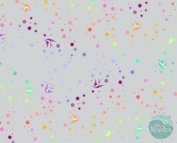 *pre-order* Tula Pink - true colors Graywork - Fairy dust fog