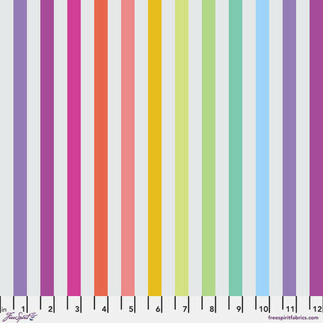 *pre-order* Tula Pink - true colors Graywork - Disco Stripe whisper