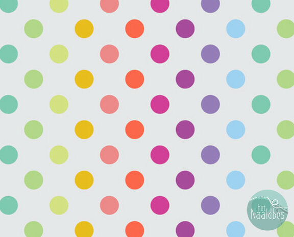 *pre-order* Tula Pink - true colors Graywork - Disco Poms whisper