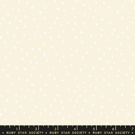 Ruby Star Society - mini starry white on natural