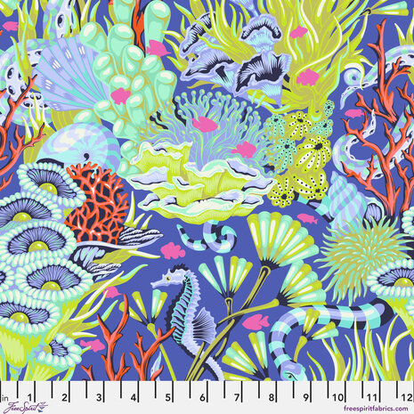 *pre-order* Tula Pink - Floral Reef - Reef what you sew Marine