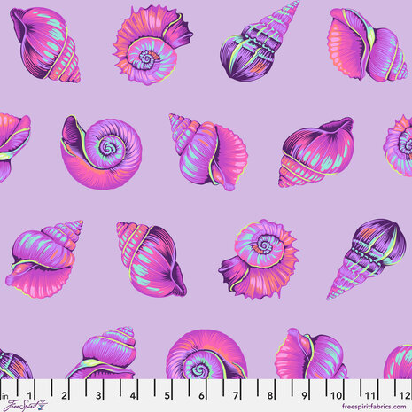 *pre-order* Tula Pink - Floral Reef - Lil Shelly Ultraviolet