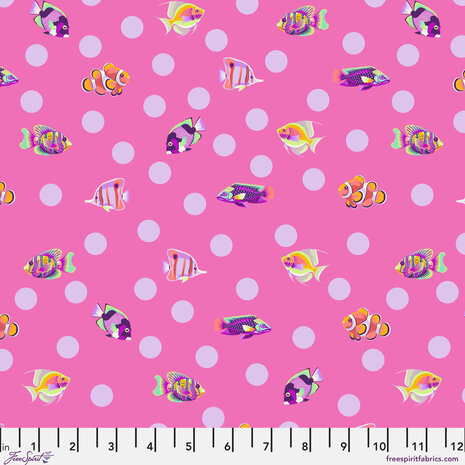 *pre-order* Tula Pink - Floral Reef - School crossing Delphine