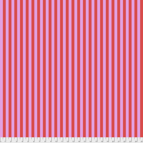 Tula Pink - Tent stripe - Poppy