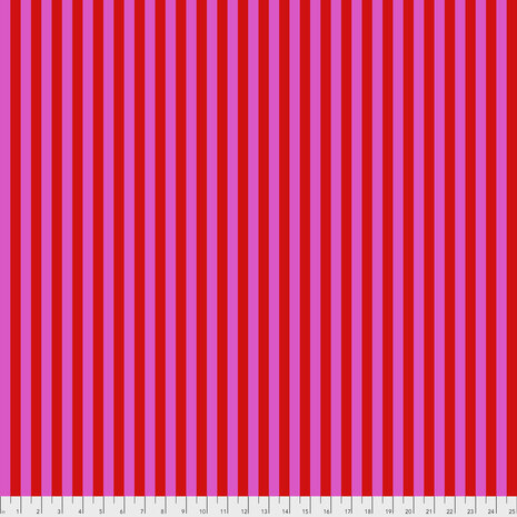 Tula Pink - Tent stripe - Peony