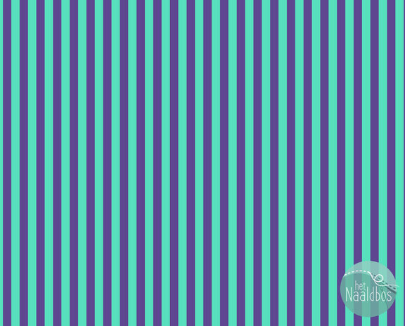 Tula Pink - Tent stripe - Iris