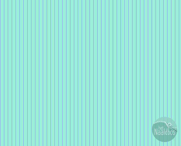 Tula Pink - Tiny stripes - Misty