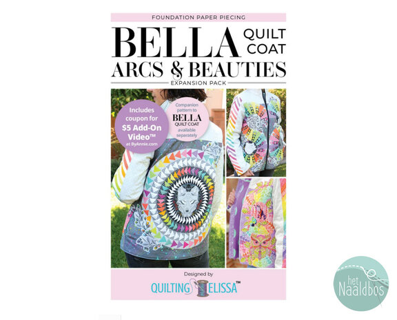 *pre-order* Quilting Elissa - Aanvulling bella arcs & beauties
