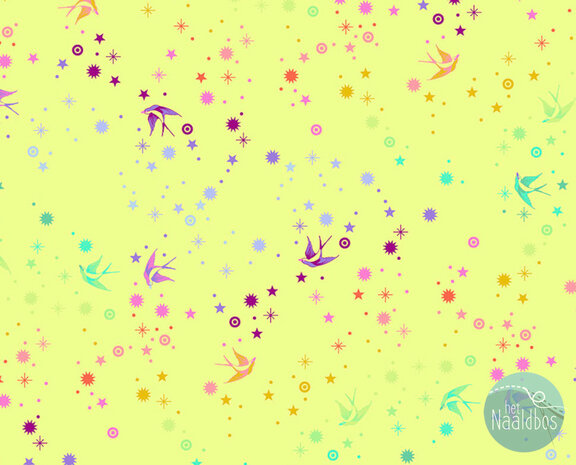 Tula Pink - true colors - Fairy dust - Lime