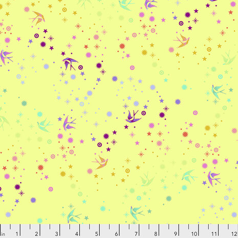 Tula Pink - true colors - Fairy dust - Lime