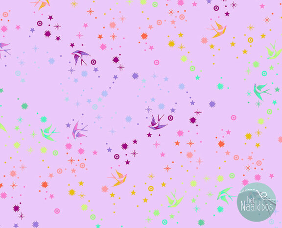 Tula Pink - true colors - Fairy dust - Lavender