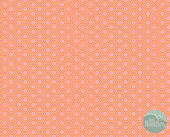 Tula Pink - true colors - Hexy - Peach blossom