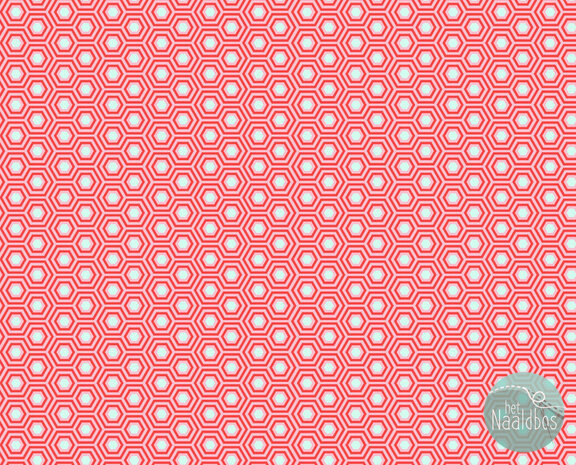 Tula Pink - true colors - Hexy - Flamingo