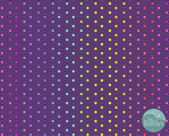 Tula Pink - true colors - Hexy - Starling