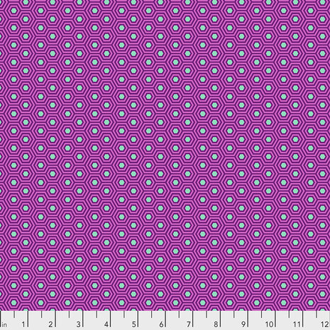 Tula Pink - true colors - Hexy - Thistle
