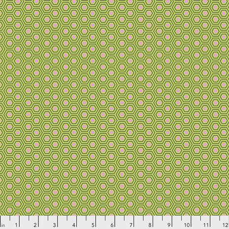 Tula Pink - true colors - Hexy - Juniper