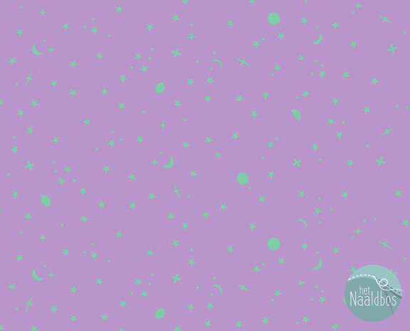 Tula Pink true colors - Space Sprinkles - Frozen berry