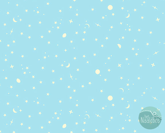 Tula Pink true colors - Space Sprinkles - Waterfall