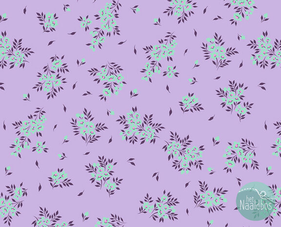 Tula Pink true colors - What a Ditz - Viola