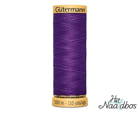 G&uuml;termann katoengaren 6150 Eggplant