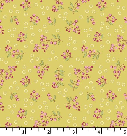 EQP textiles - back in the day - Wild berries sweet sunshine
