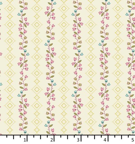 EQP textiles - back in the day - Clematis cotton