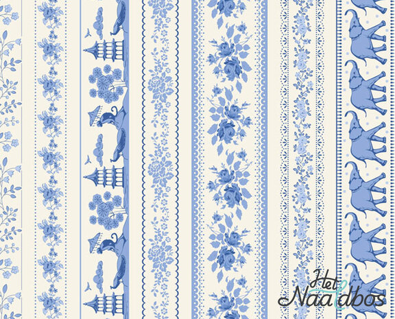 Tilda - Something blue - Borders Blue