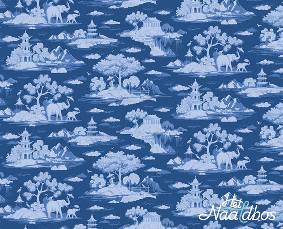 Tilda - Something blue - Cotton view Night