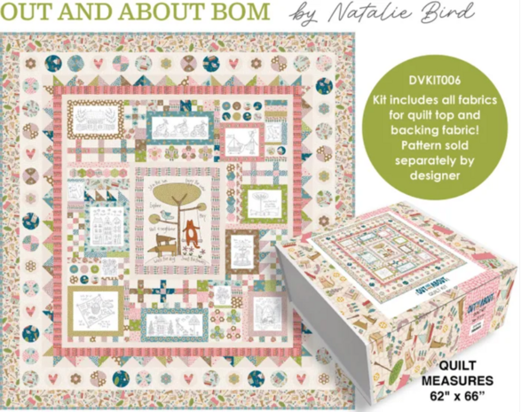 *pre-order* the Birdhouse - out & about - quiltkit
