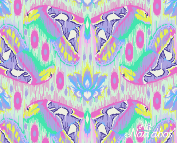 Tula Pink - Down to earth quiltback - mothorized user daybreak