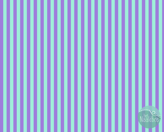 Tula Pink - Tent stripe - Petunia