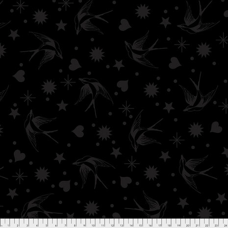 Tula Pink - Fairy flakes - Ink 