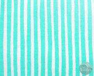 Moda -  ready set snow! stripe aqua