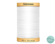 Gütermann katoengaren wit 5709 800m