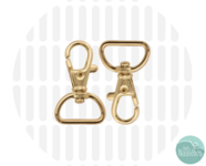 Zipperzoo basic snap hook 20mm gold 
