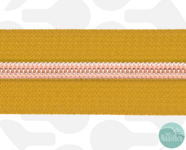 Zipperzoo rits ochre rose gold 