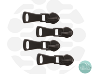 Zipperzoo ritsschuiver allround black