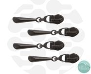 Zipperzoo ritsschuiver drop black
