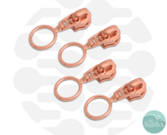 Zipperzoo ritsschuiver loop rose gold 