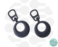 Zipperzoo snap-on hanger circle black 