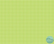contempo studio - mini gingham lime (geweven)