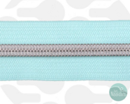 Zipperzoo rits glacier silver