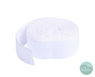 By annie - fold-over elastic white